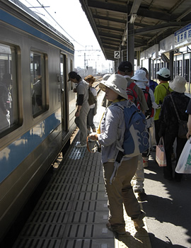 JRに一駅だけ乗る