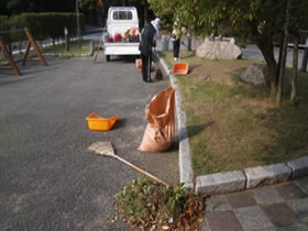 清掃中 清掃中