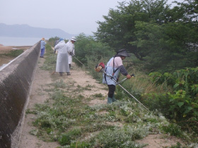 清掃中 清掃中