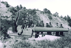 小島砲台24センチ砲