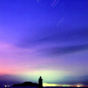 佳作：オリオン星座の昇る唐子浜