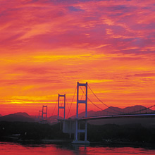 しまなみ海道特別賞：朝焼け