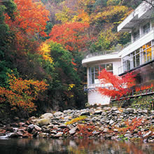 鈍川温泉郷特別賞：鈍川の紅葉