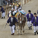 入選：横綱の入場