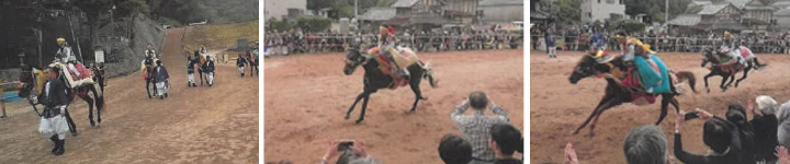 お供馬の走り込み