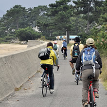 白砂海岸サイクリングコース 白砂海岸サイクリングコース